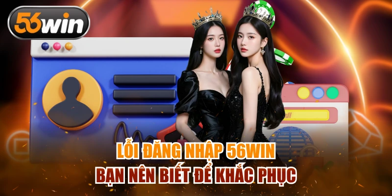 Lỗi đăng nhập 56Win bạn nên biết để khắc phục